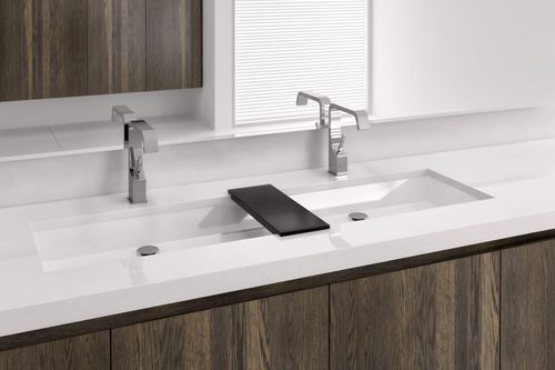 Lavabo sottopiano - VC 848U - WETSTYLE - in composito / doppio / rettangolare