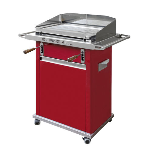 Barbecue a carbonella - DIABLO VERSION - ELANGRILL - a pellet / professionale / con rotelle