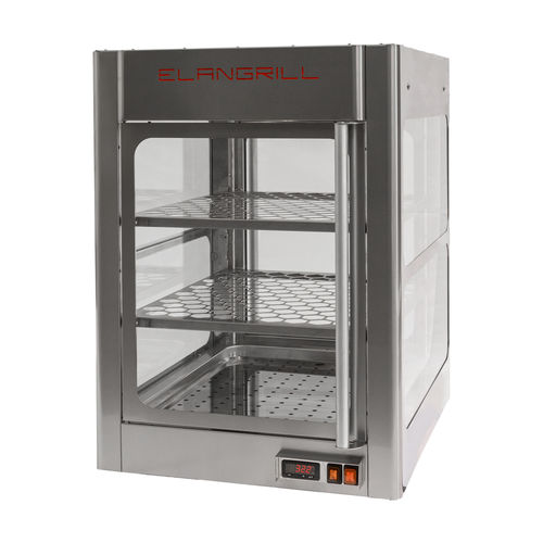 Vetrina riscaldata da appoggio - TCR1 - ELANGRILL - con illuminazione integrata / con porte battenti / per negozio