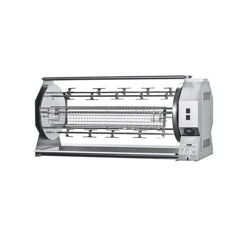 Girarrosto a legna - CAMINO 24P - ELANGRILL - a carbonella / professionale