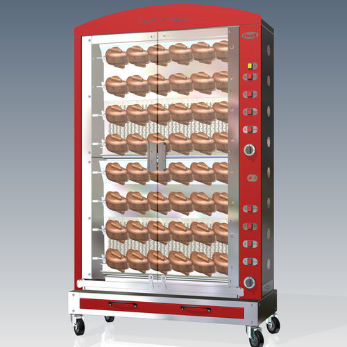 Girarrosto a gas - ELBA PLUS 48/P - ELANGRILL - elettrico / professionale
