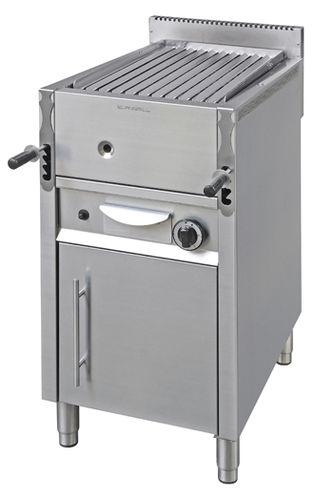 Grill a gas - GRIGLIA PIETRA LAVICA GAS 470B - ELANGRILL - a pavimento / professionale