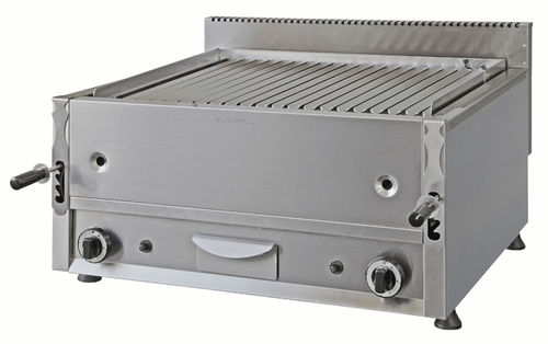 Grill a gas - LAVA ROCK-GAS  GRILL MOD.800 - ELANGRILL - da bancone / professionale