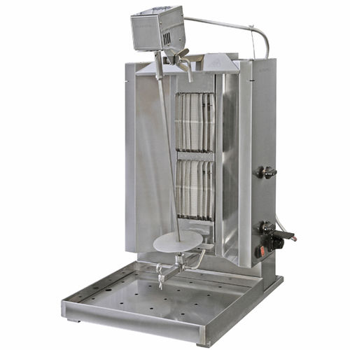 Macchina per kebab professionale - MOD.GHI 2 GAS WITH 2 GAS BURNERS - ELANGRILL