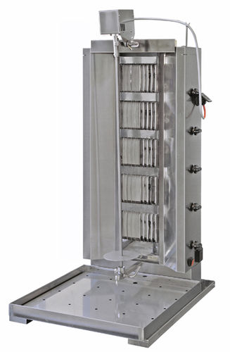 Macchina per kebab professionale - MOD.GHI 5 GAS WITH 5 GAS BURNERS - ELANGRILL
