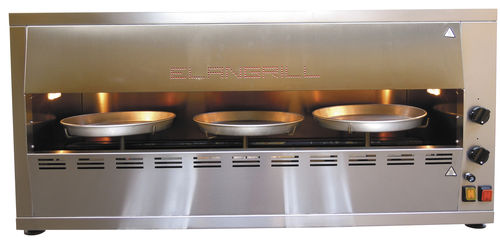 Forno a pizza professionale - PRG-3 - ELANGRILL - a gas / a libera installazione / a 3 camere