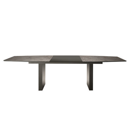 Tavolo contemporaneo - BULL - ORSENIGO - in MDF / in ceramica / con supporto in metallo