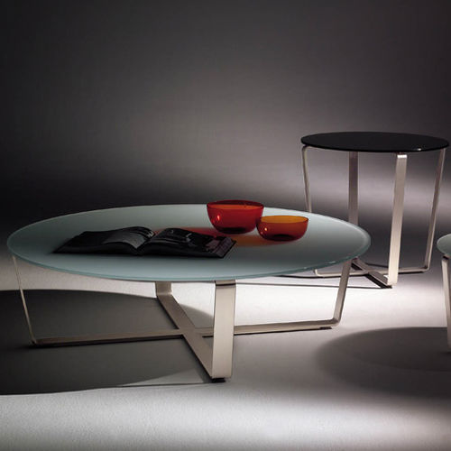Tavolino basso contemporaneo - SUSHI - ORSENIGO - in vetro / in ceramica / in marmo
