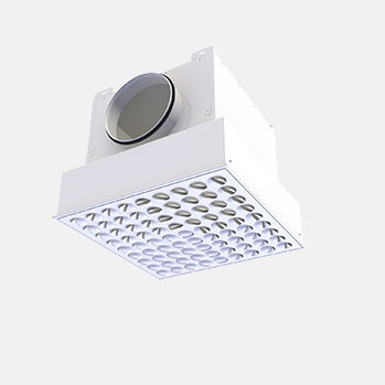 Diffusore a dislocamento d'aria a soffitto - VHH - HALTON - quadrato