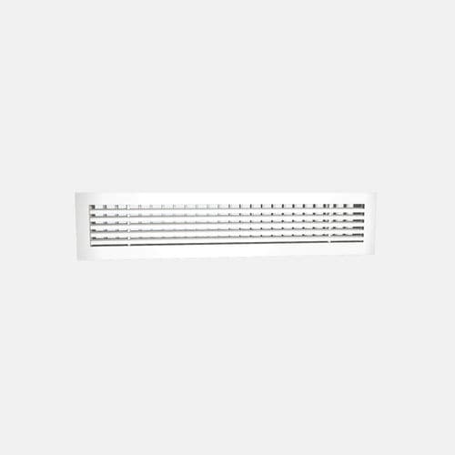Griglia di ventilazione in alluminio - AWE / AWU / WDD - HALTON - rettangolare / bianca / per soffiaggio e ripresa d'aria