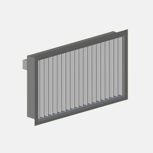 Griglia di ventilazione in alluminio - USL - HALTON - rettangolare / riscaldante