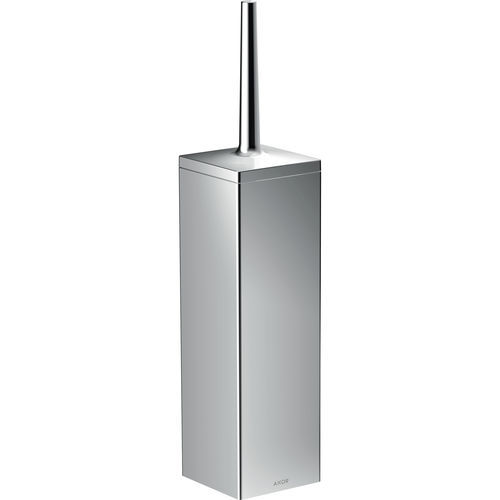 Portascopino per WC in metallo - 42655990 - Axor - da parete / nero