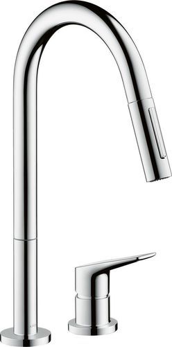 Miscelatore da appoggio - 34822000 - Axor - in ottone cromato / da cucina / 2 fori