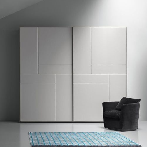 Armadio contemporaneo - TETRIS PELLE VERSION - md house - in legno laccato / in frassino / in pelle