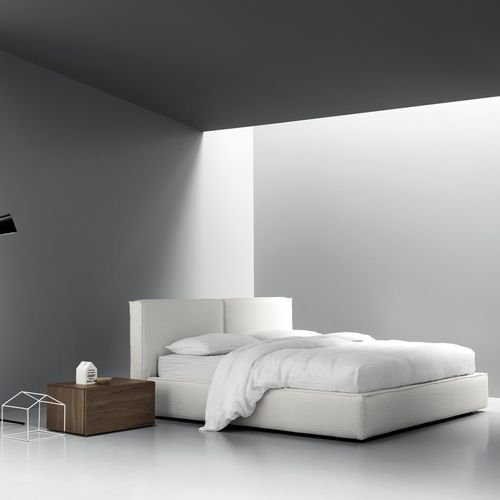 Letto matrimoniale - FLEX - md house - contemporaneo / imbottito / con testiera