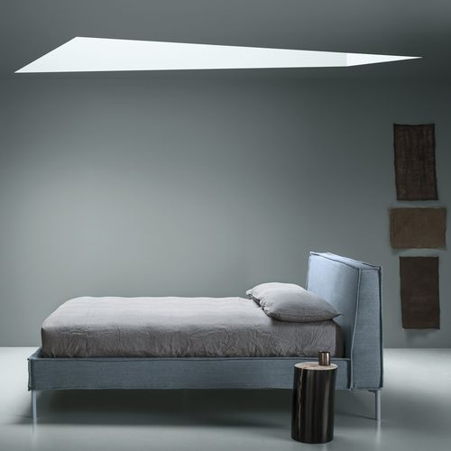 Letto matrimoniale - CLOVER - md house - contemporaneo / imbottito / con testiera