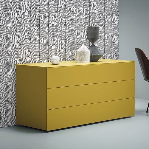 Cassettone contemporaneo - SIMPLE - md house - in legno laccato / in frassino / non specificato
