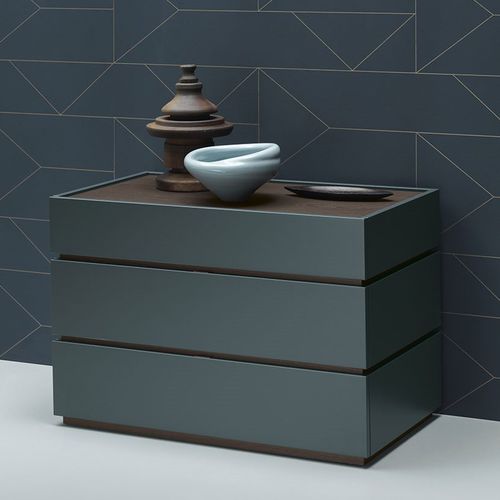 Cassettone contemporaneo - WAFER  - md house - in legno laccato / in frassino / non specificato