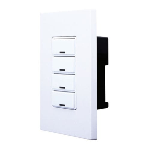 Dimmer per illuminazione - GREENMAX® RDGSW-4 - LEVITON Lighting - con interruttore a pulsante / ad incasso / quadruplo
