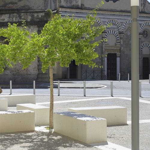 panca per spazi pubblici design minimalista - Calzolari