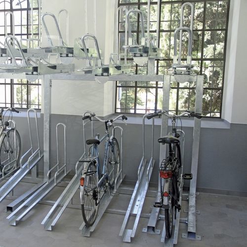 Sistema di parcheggio per bicicletta - Calzolari - 2 livelli / inclinato
