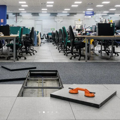 Pavimentazione in vinile - HPV LIDER EXTRANOVO - ACCESS FLOOR POLYGROUP - da interno / per ufficio / industriale