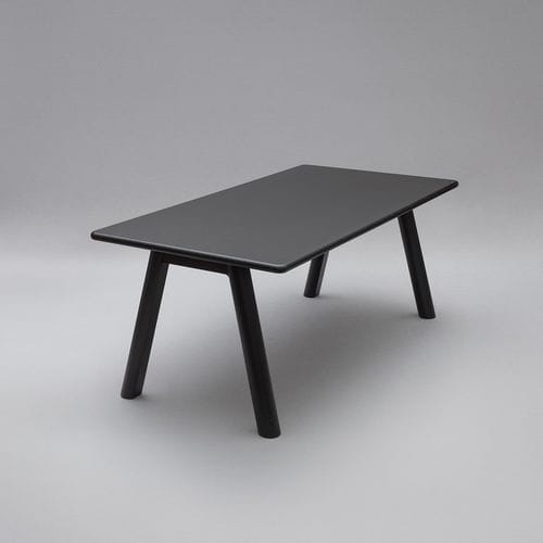 Tavolo contemporaneo - TRAN TRAN - B-LINE - in rovere / in MDF / in legno tinto