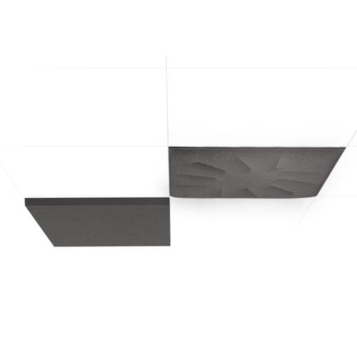 Controsoffitto in metallo - QUADRO PLUS - eterno ivica - in legno / in tessuto / a quadrotte
