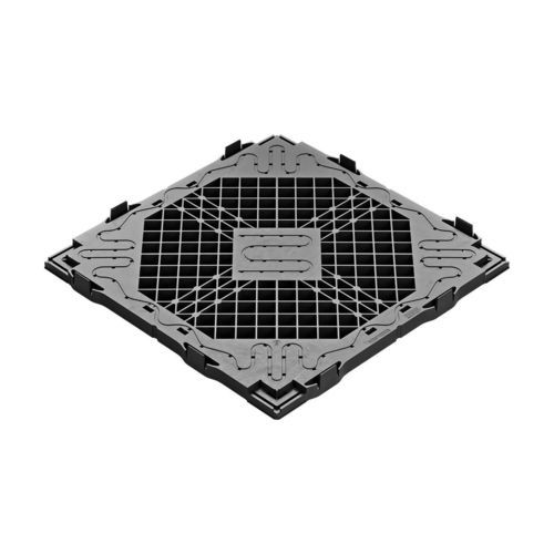 Griglia di ventilazione in termoplastica - GRIGLIA ANTIVENTO GRF - eterno ivica - in polipropilene / quadrata / per esterni