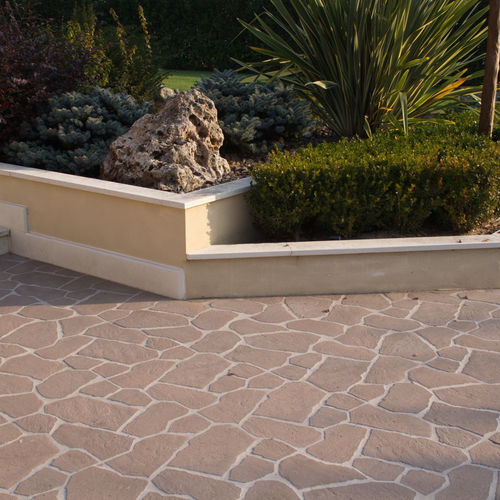 Lastricato in calcestruzzo - OPING PALLADIAN PORPHYRY - MASPE PAVINGS - in pietra ricostituita / da esterno / per pedoni