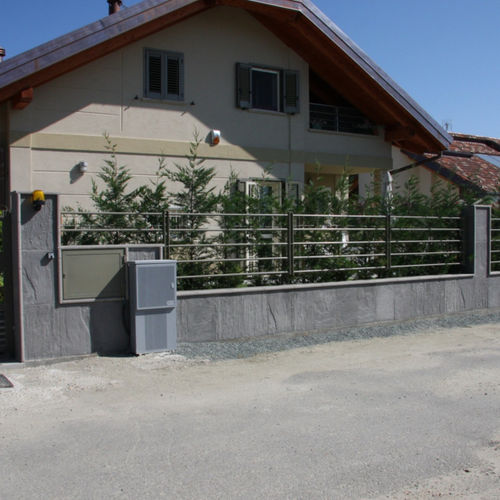 Recinzione a sbarre - MODULE PIETRA ARDESIA - MASPE PAVINGS - residenziale / in calcestruzzo