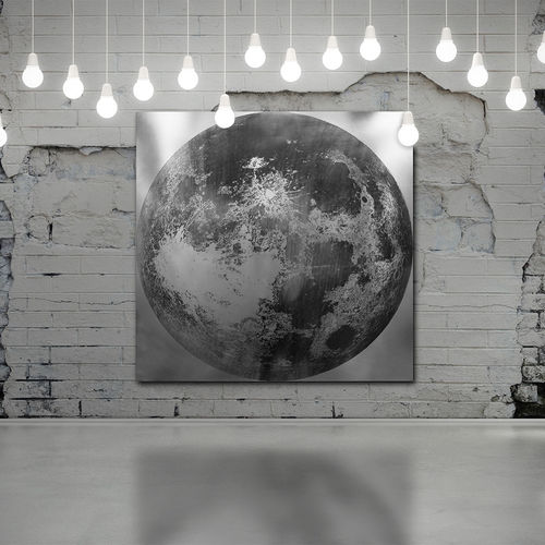 Pannello decorativo da parete - Luna - Planium - di rivestimento / in acciaio / contract