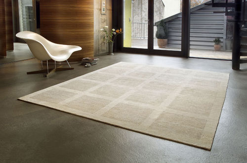 Tappeto design originale - Fields - DESIGNERCARPETS Drechsle - a quadretti / in canapa / rettangolare