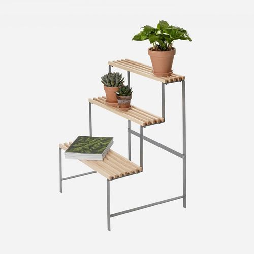 Fioriera in acciaio laccato - DESIGN HOUSE STOCKHOLM - in frassino / rettangolare / contemporanea