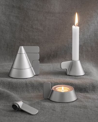 Portacandela in zinco stampato - CONE - DESIGN HOUSE STOCKHOLM