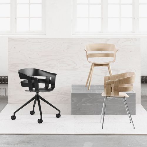 Sedia contemporanea - WICK - DESIGN HOUSE STOCKHOLM - da interno / in rovere / in legno massiccio