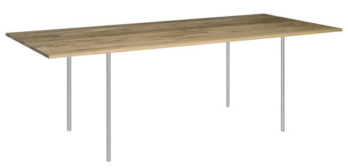 Tavolo contemporaneo - TA14 ANTON - e15 - in noce / in legno massiccio / in legno oliato