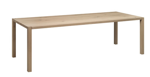 Tavolo da pranzo contemporaneo - TA19 SLOANE - e15 - in rovere / in noce / in legno massiccio