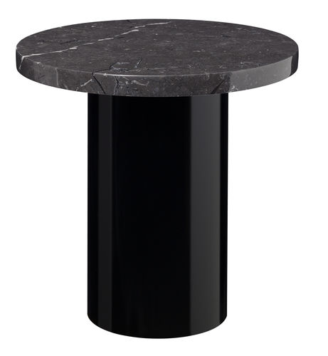 Tavolo d'appoggio contemporaneo - CT09 ENOKI - e15 - in acciaio / in marmo / in rovere