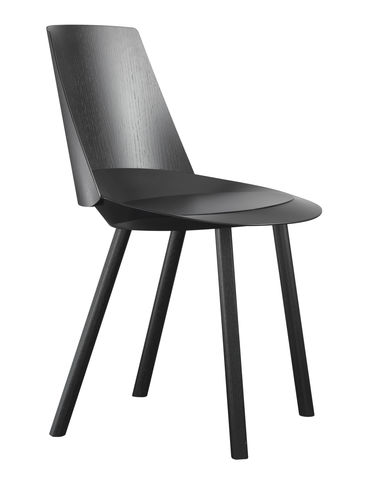 Sedia contemporanea - CH04 HOUDINI - e15 - da interno / in rovere / in compensato stampato