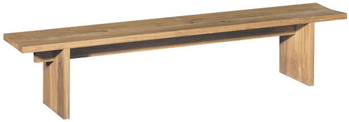 Panca per spazi pubblici contemporanea - BE02 TARO - e15 - in rovere / in legno massiccio / in noce