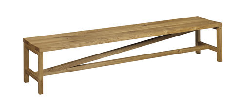 Panca contemporanea - BE05 SITZ - e15 - in rovere / in legno massiccio