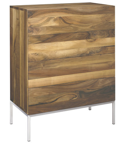 Cassettone contemporaneo - SB04 FATIMA - e15 - in rovere / in noce / in legno massiccio