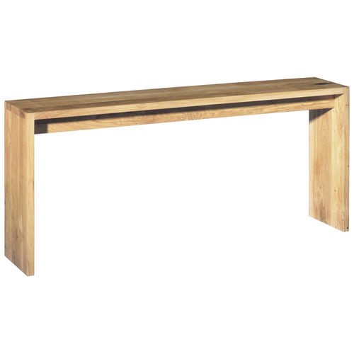 Consolle contemporanea - SB01 ALTO - e15 - in rovere / con supporto in legno / rettangolare