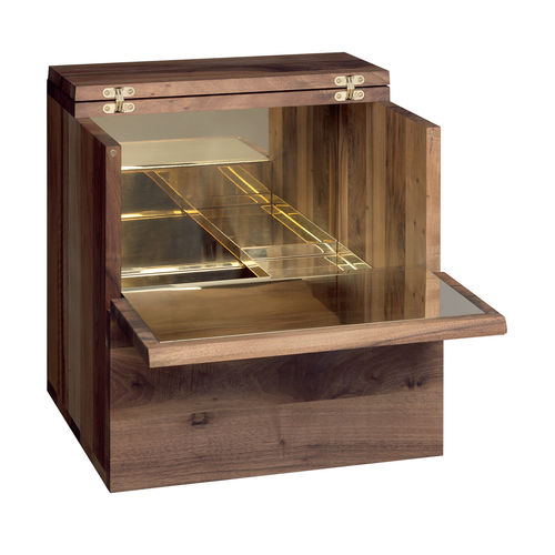 Mobile bar contemporaneo - SB10 ARAQ - e15 - in noce / in rovere / in legno oliato