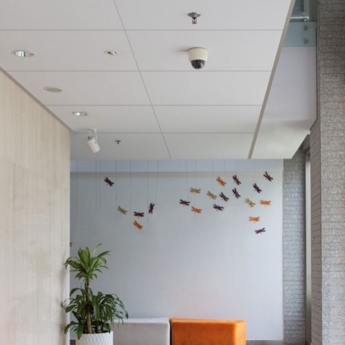 Controsoffitto in alluminio - ENIGMA SYNCRO CROSSING - Atena spa - in acciaio / in pannelli / per ufficio