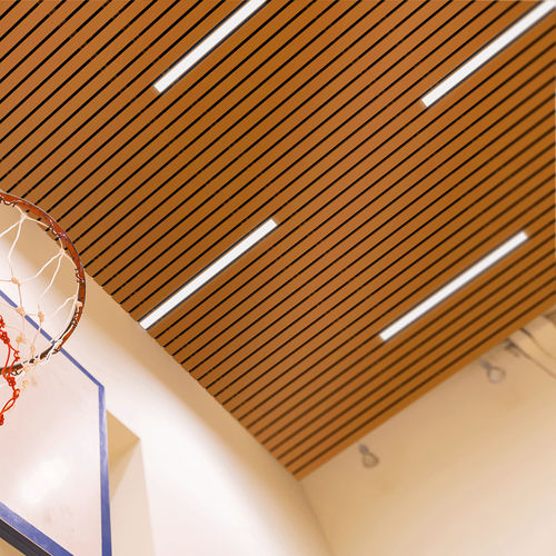 Controsoffitto in alluminio - SR 80 SPORT - Atena spa - in acciaio / a doghe / da interno