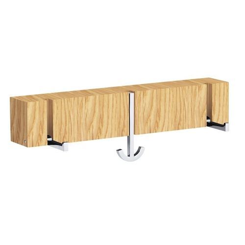 Appendiabiti da parete contemporaneo - ANCORA TRE - pieperconcept - in metallo / in legno massiccio / individuale