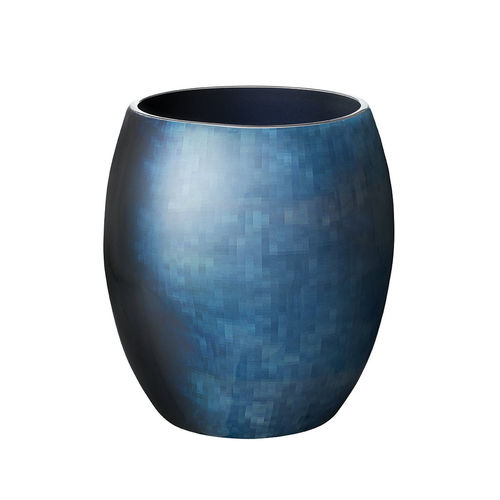Vaso contemporaneo - STOCKHOLM HORIZON - STELTON - in alluminio / blu