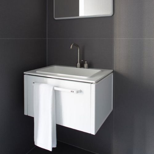 Mobile lavabo sospeso - VIPP981 - VIPP - in acciaio inossidabile / in alluminio / contemporaneo
